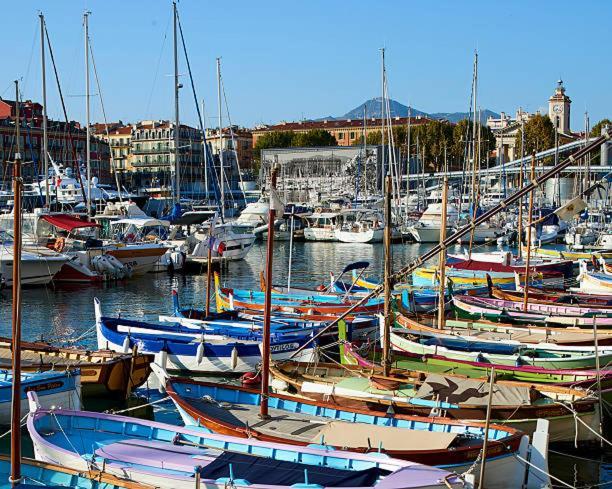 Studio Neuf 25 M2, Terrasse 35 M2 Proche Port Nice, Centre Ville Kültér fotó
